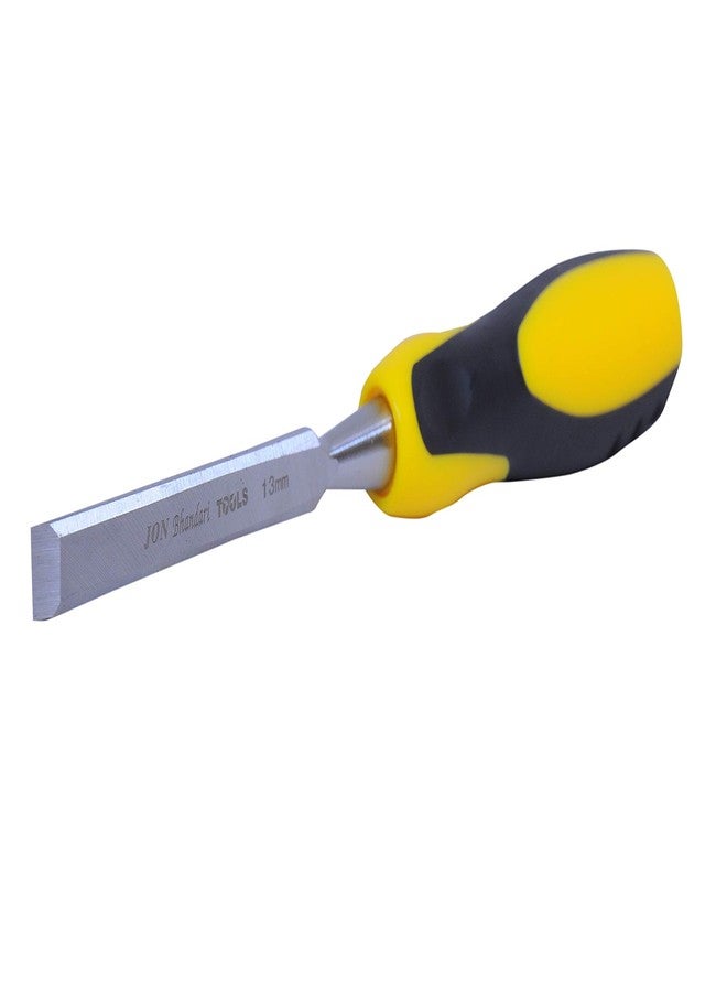 Jon Bhandari Tools مجموعة إزميل خشب من جون بهانداري تولز - 6 قطع من الإزميل ذي الحواف المشطوفة (13 مم، 19 مم، 25 مم، 32 مم، 38 مم، 50 مم) - شفرات من الفولاذ المقوى، مقابض مريحة، وحقيبة تخزين - أدوات يدوية لأعمال النجارة والنحت والتشكيل - Image 3